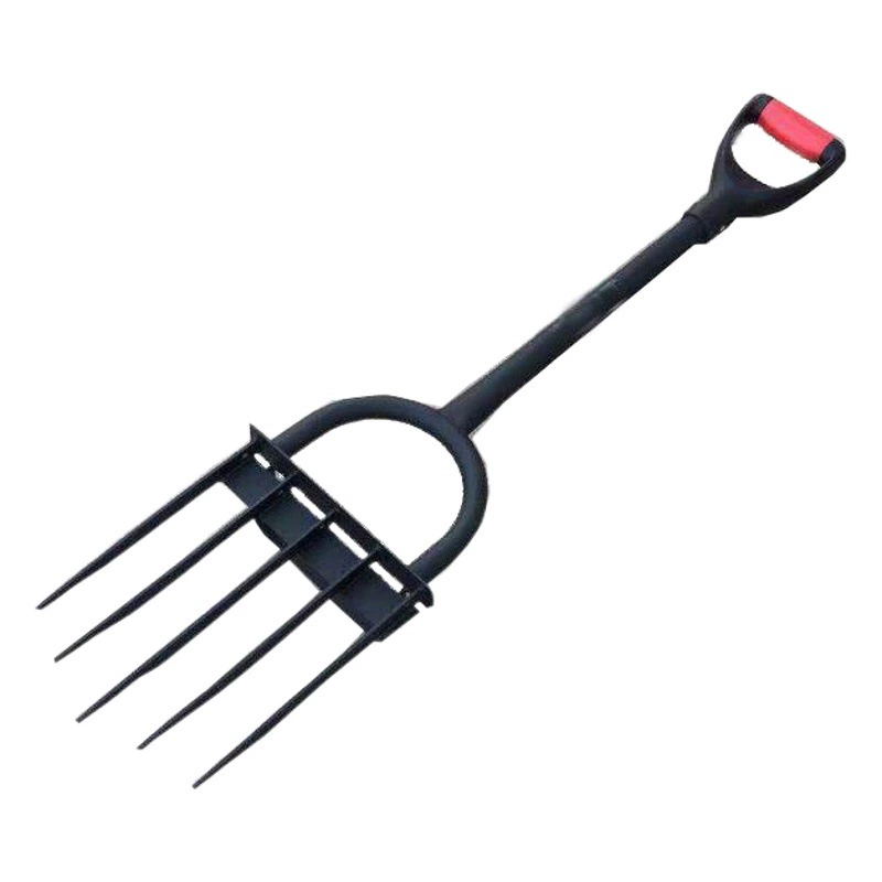 Вилка для переворачивания и ослабления почвы, лопата для искусственного переворачивания и расчистки почвы, устройство для глубокого переворачивания садового искусства, сельскохозяйственный бытовой инструмент для посадки, Стальная вилка