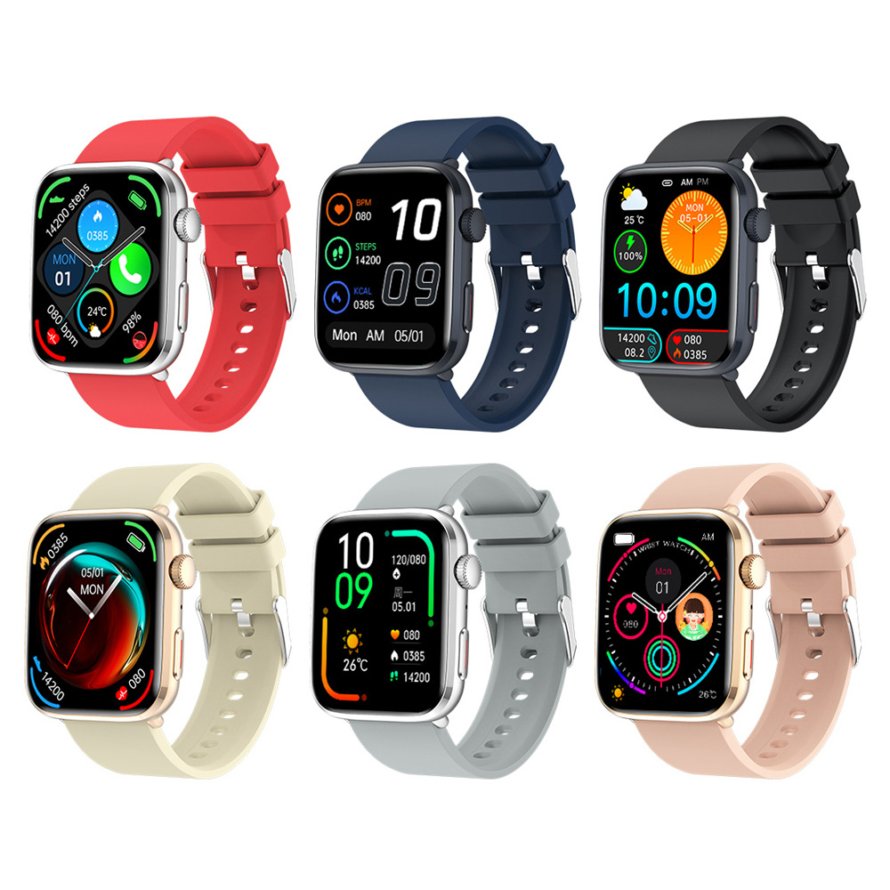 Reloj inteligente transfronterizo T92 llamada Bluetooth asistente de voz conteo de pasos de ejercicio oxígeno de sangre real pulsera de salud control de acceso NCF