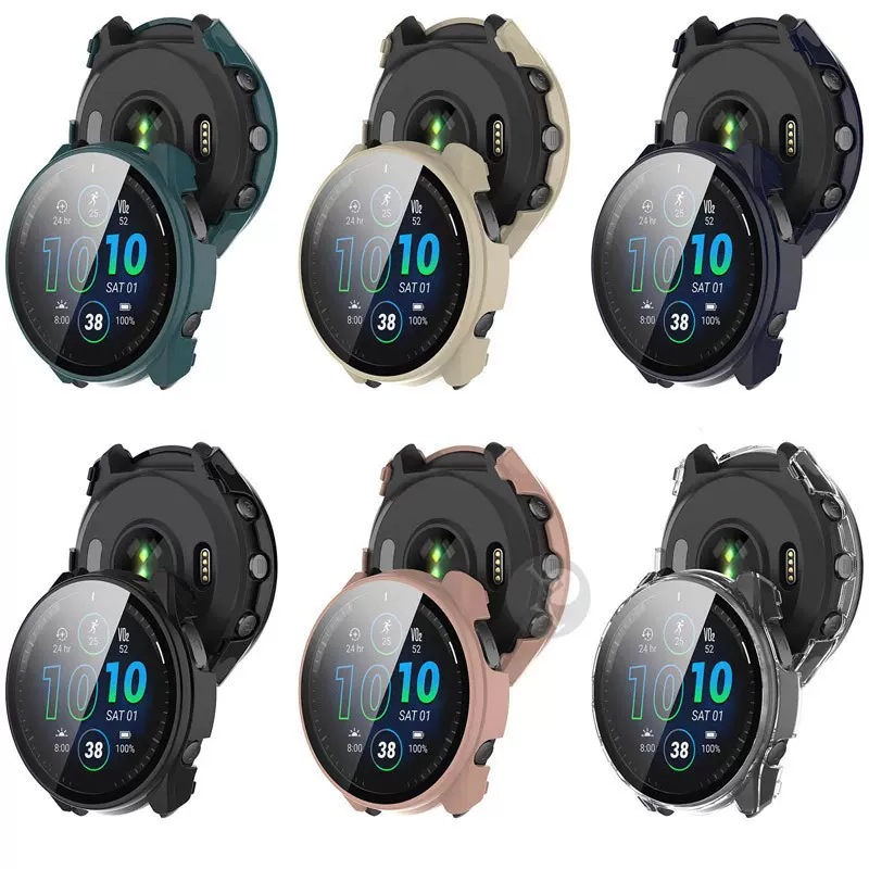 Suitable for Garmin Forerunner265 watch case, 965 wristwatch case, F970 integrated case and film undefined