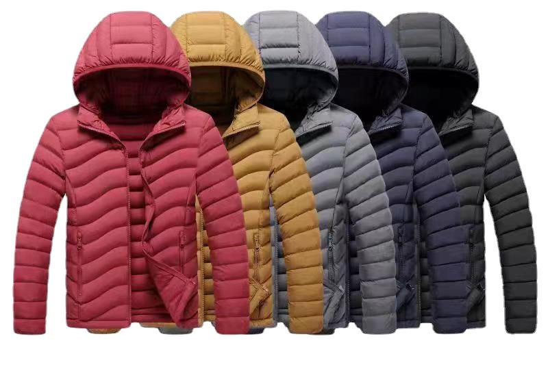 Chaqueta acolchada de algodón de invierno para hombres nuevos transfronterizos Abrigo de moda coreana con capucha desmontable chaqueta acolchada de algodón para hombres jóvenes