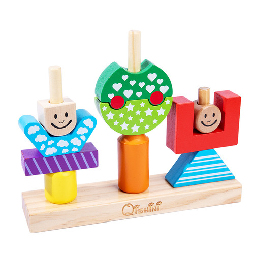 Day and night building blocks bunny magic box nut disassembly car assembly nut combination early education children's truck toy