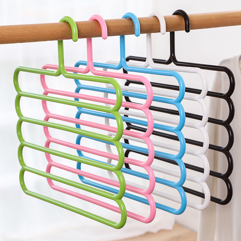 multifunctional pants rack pants clip multi-layer wardrobe clothes rack pants storage rack clothes household hangers storage fantastic