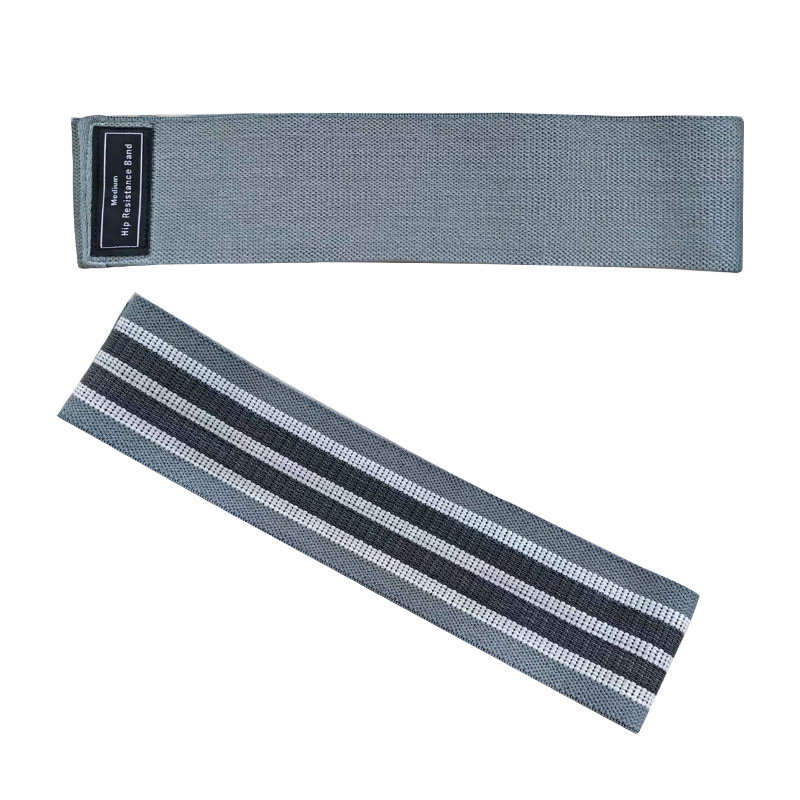 Cinturón de tracción de yoga transfronterizo, anillo de cadera de algodón de poliéster, cinturón de resistencia de elevación de cadera en cuclillas, conjunto de anillo elástico de fitness tejido en stock