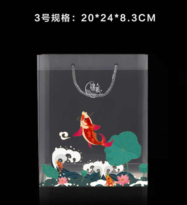 牛皮纸袋手提做卡通手提袋牛奶糖果