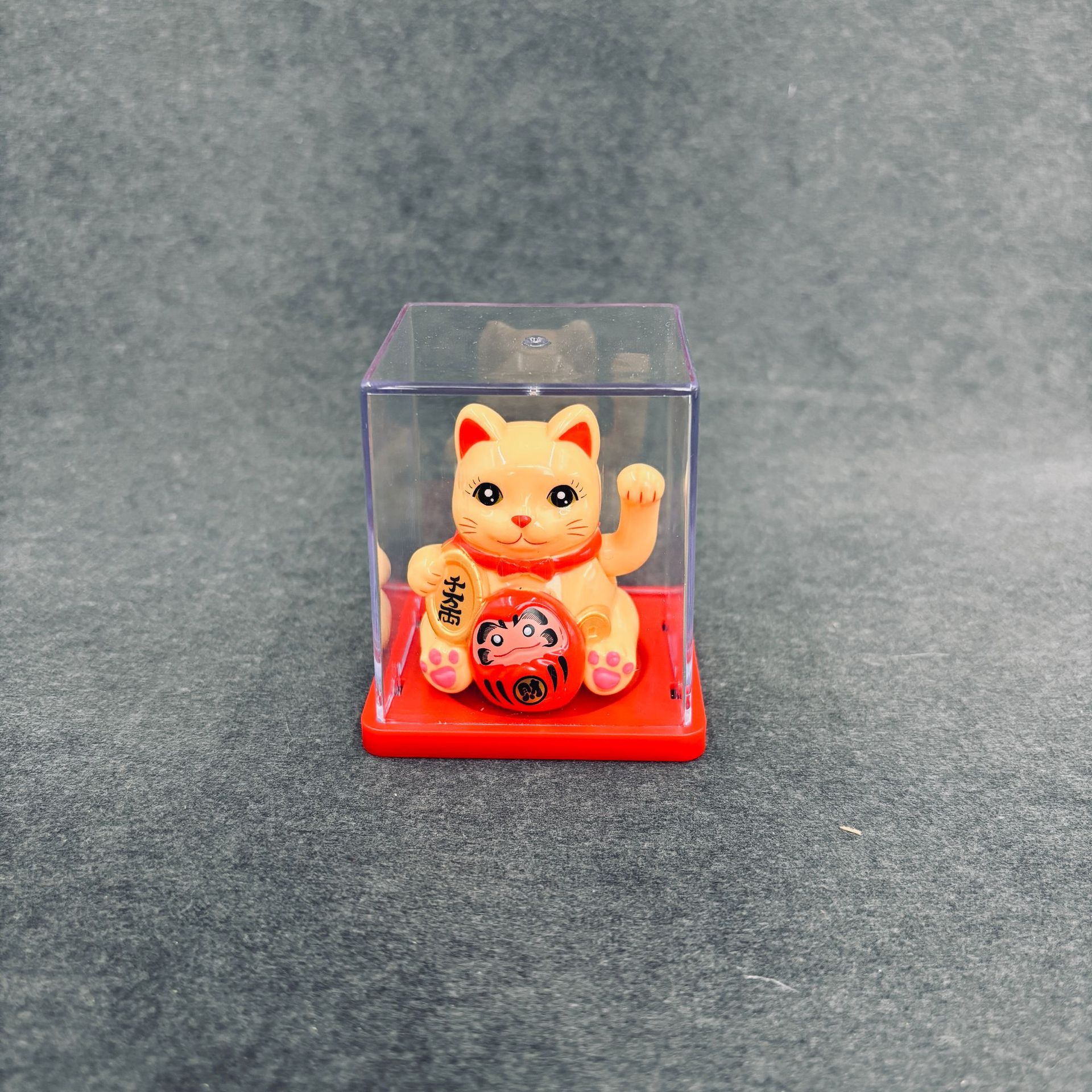 Gato de la suerte solar pequeño gato de la mano de la energía de la luz gato mini gato interior del coche regalo de la oficina decoración de apertura