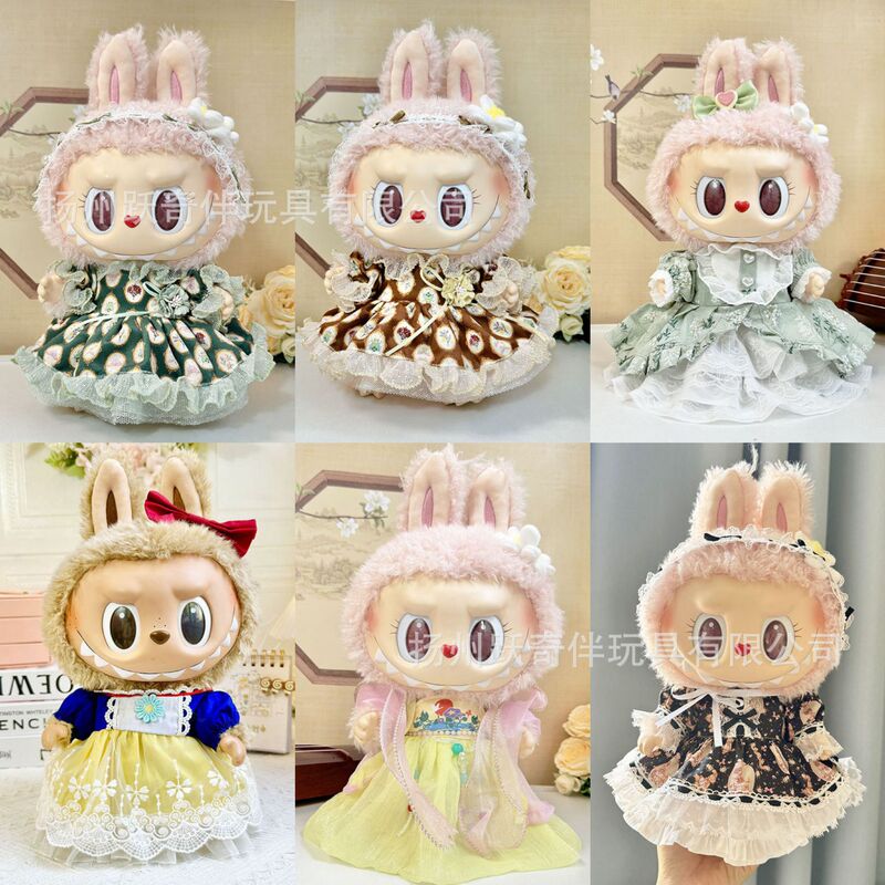38cm Labubu Clothes Time to Chill Retro Princess Dress Clown Clothes Hanfu 38cm Labubu Clothes Time to Chill Retro Princess Dress Clown Clothes Hanfu