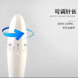 跨境DRS140A印章微针滚轮美容仪按压式可调节针长水光生发亚马逊