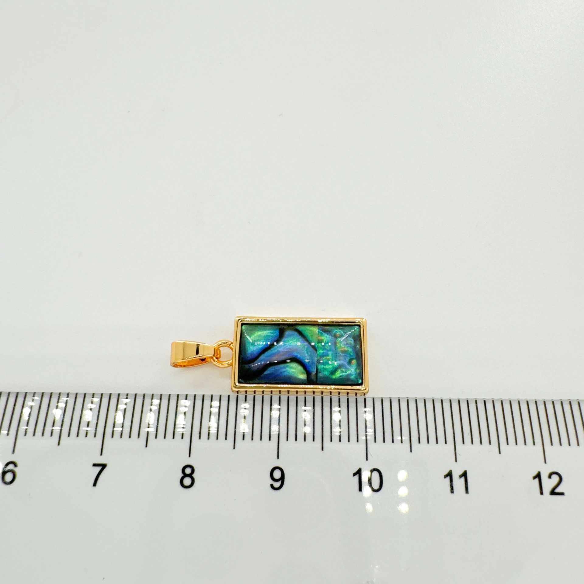 7g Weight Pendant Jewelry Making Type DIY Jewelry Accessories Classification 1 Piece Quantity Copper Material Multicolor Pattern Plating Design Simple Style, Classic Style Style 1 Piece Copper Multicolor Pendant 2