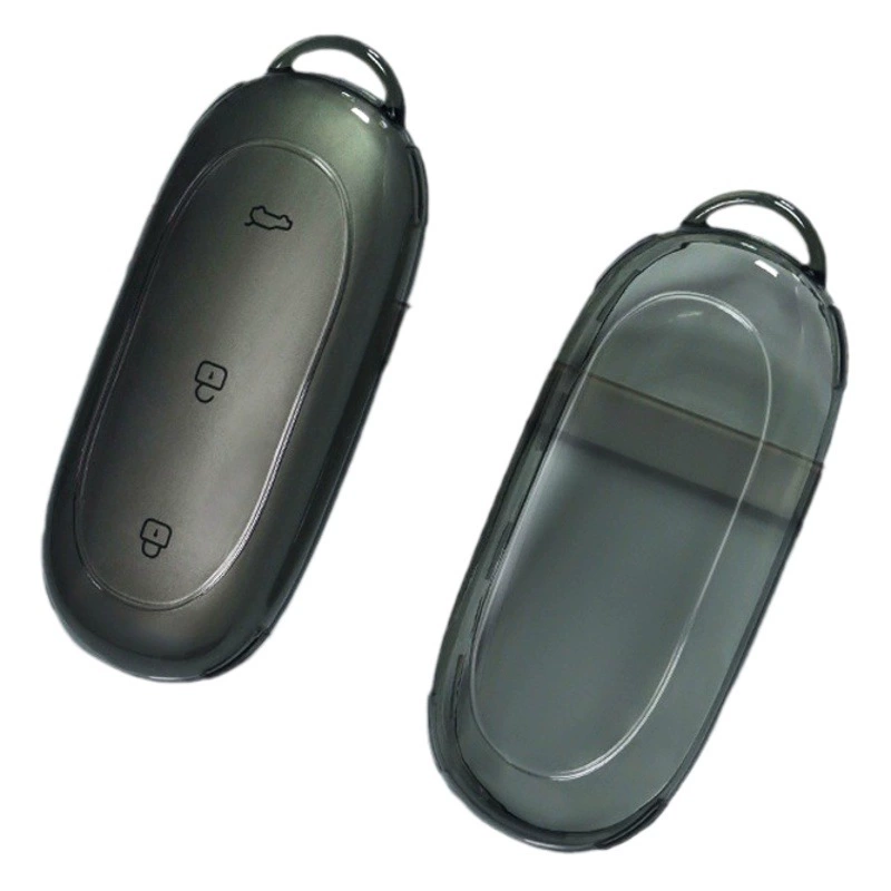 Идеальный L8/L9/L7 специальный чехол для ключей для мужчин и женщин индивидуальный крутой черный ТПУ мягкий клей прозрачный защитный чехол для ключей с пряжкой