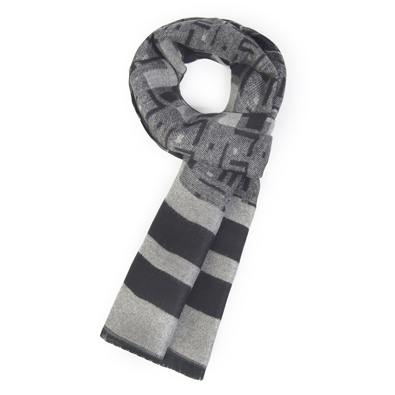 2021 Nuovo Uomo Cotone Caldo e Antivento Moda Minimalista Stile Versatile Casual Sciarpa Scialle_voghion.com