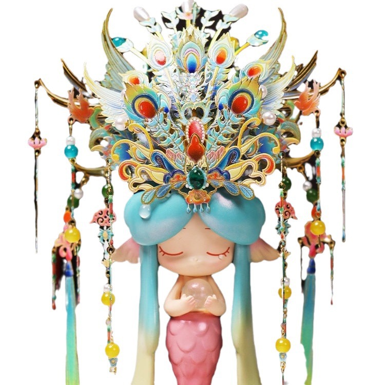 DIY 퍼즐 모델 3D 소재 금속 3 차원 장식품 손으로 조립 된 피닉스 크라운 펜던트 선물 보내기