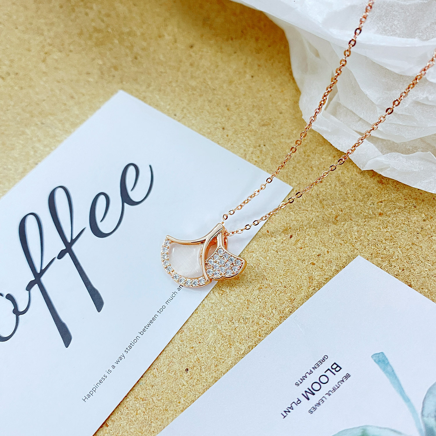 OPK饰品日韩风夏季新品创意个性裙子铜吊坠气质百搭女款项链