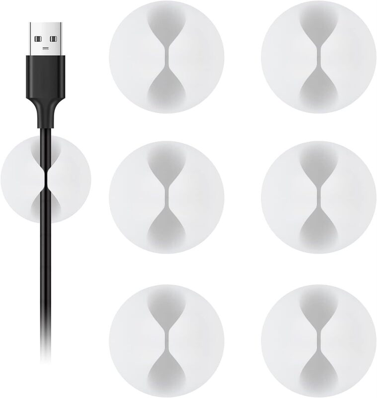 デスクトップ理線器バック付き固定線器自粘電線理線神器データ線収納巻線器|undefined