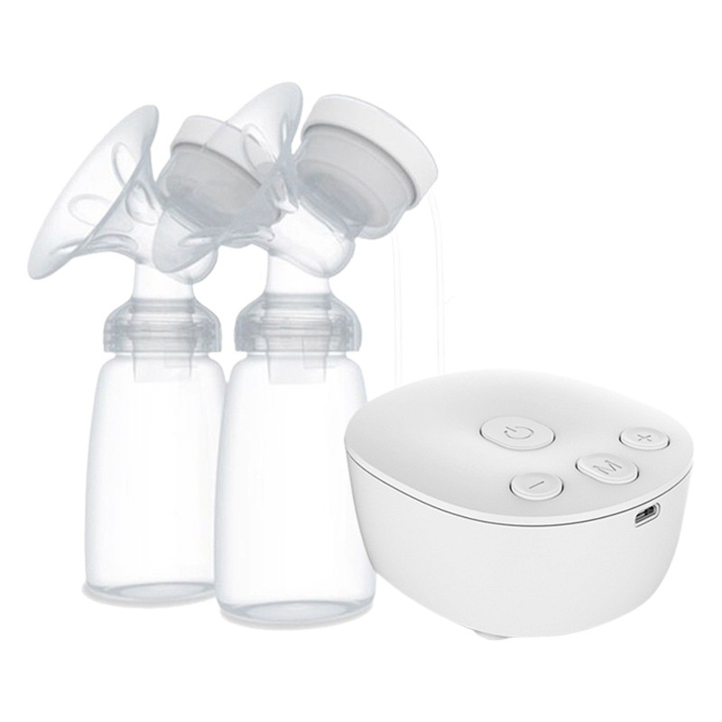 Extractor de Leche Materna Bilateral Transfronterizo, Totalmente Automático, Succión Eléctrica Todo en Uno, Gran Masaje, Máquina de Ordeño Posparto, Portátil