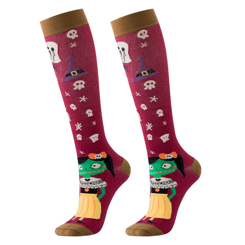 Calcetines de compresión de Halloween
