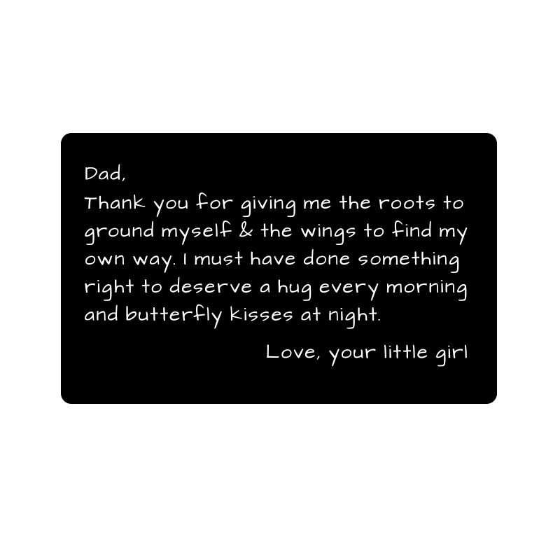 Tarjeta de visita de metal de aluminio tarjeta de monedero de grabación Europa y América transfronteriza Amazon tarjeta de regalo caliente