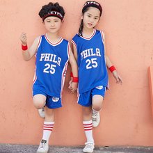 男童篮球服厂家直销夏季男女儿童套装运动背心小孩学生训练球衣