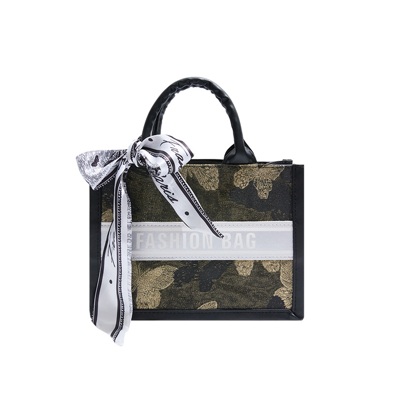 Bolso de moda de tendencia de letras de gran capacidad de cercanías 2025 nuevo estilo casual estilo occidental todo-fósforo bolso especial