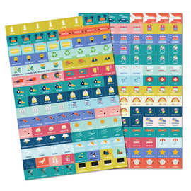 Diary Reminder Stickers通用日历和日记提醒贴纸 日常计划贴纸