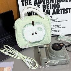 适用富士Wide300Wide400拍立得相机收纳包便携收纳袋手提双层