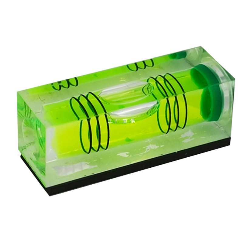 高精度迷你水准泡小型水平泡三线平珠水准器水平尺磁性家用水平仪