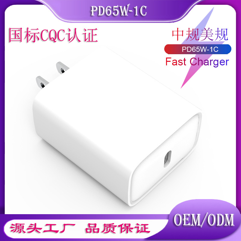 갈륨 질화물 PD65W GB CQC 인증 충전기 컬링로드 뷰티 기기 먼지 송풍기 어댑터에 적합