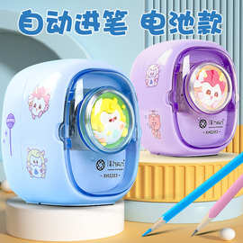 卡皮巴拉转笔刀独角兽儿童卷笔刀小学生削笔刀电动铅笔刀自动削笔
