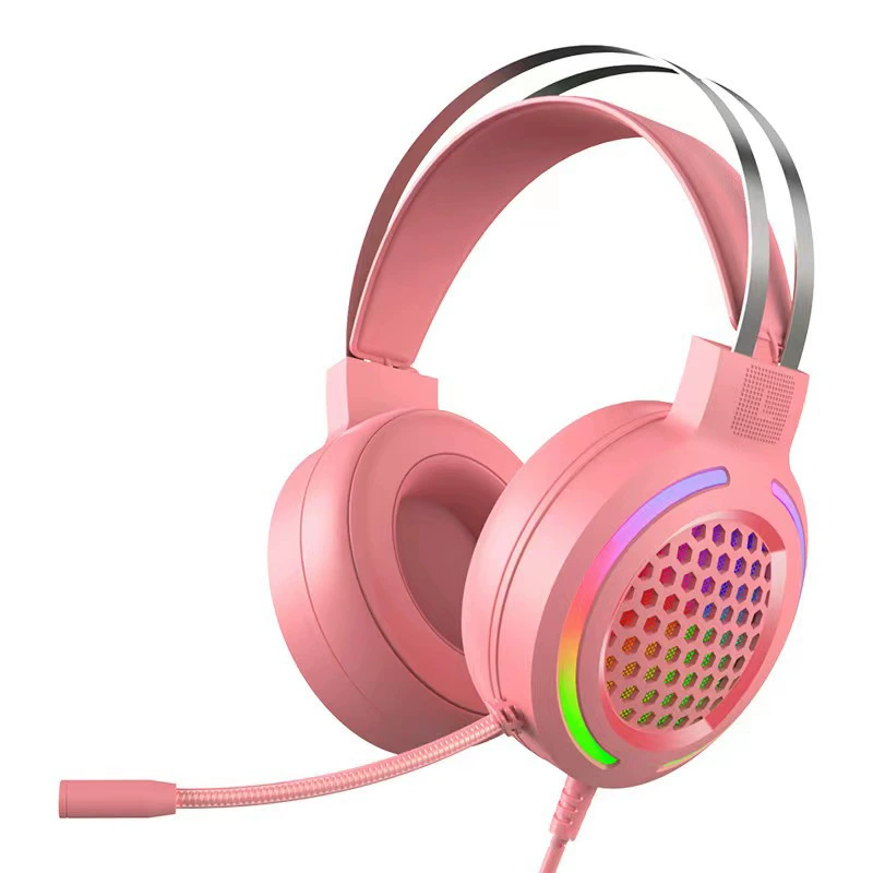 Headset computer gaming headset PS4 Internet cafe headset glowing gaming e-sports headset