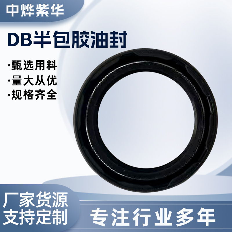 厂家现货DB半包胶油封骨架橡胶制品密封件德系半包胶多规格耐高温