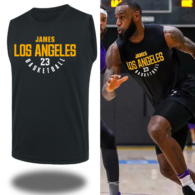 Basketball Vest Men's Quick-Dry American-Style Sports T-Shirt Tank Top Jersey Curry Shooting Training Wear Doncic Training Uniform James Basketball Vest Men's Quick-Dry American-Style Sports T-Shirt Tank Top Jersey Curry Shooting Training Wear Doncic Training Uniform James