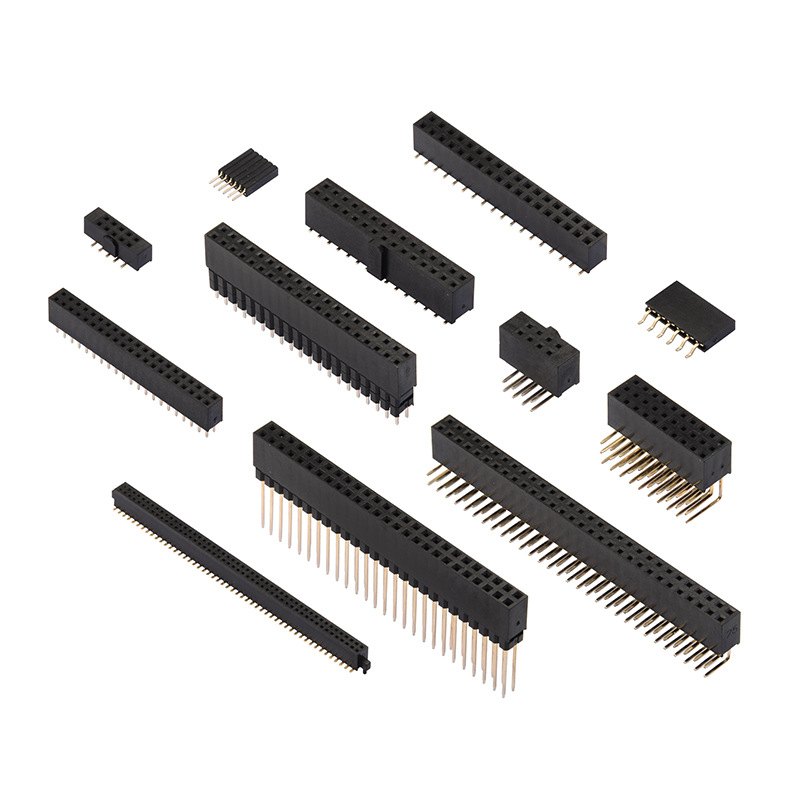2.54mm double-row SMT vertical sticker with boss platoon mother customized anti-dumbing