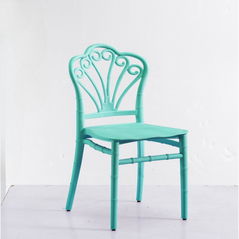 Silla de bambú para niños de plástico bebé simple color PP kindergarten silla moderna simple hogar respaldo comedor silla BB