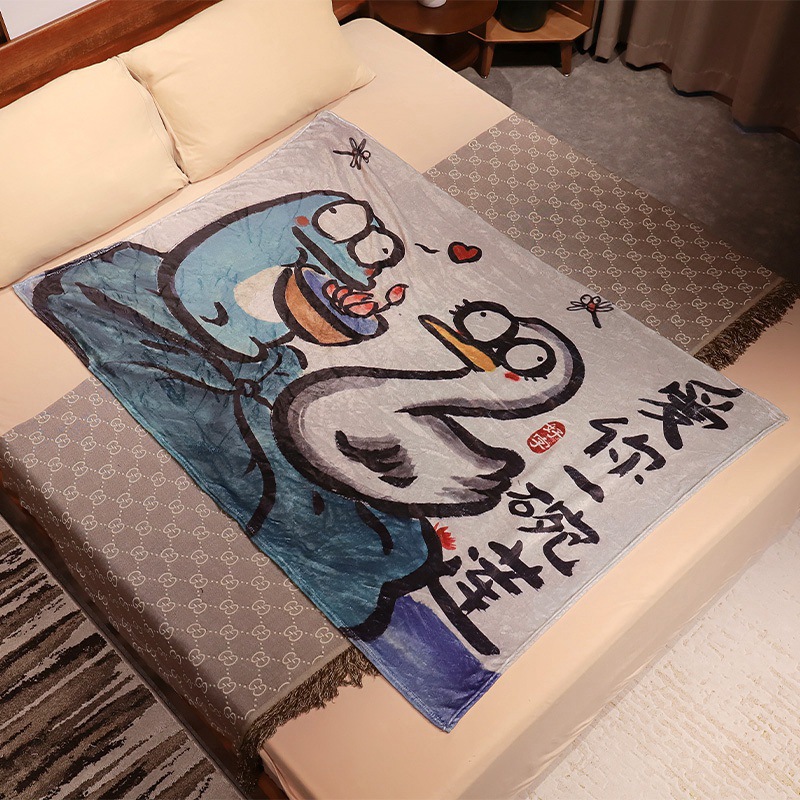 Leche mantas de peluche siesta de oficina delgada mantas de aire acondicionado de coral sofá de franela edredón pequeña cama