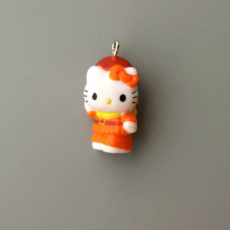 Hello Kitty, маленькая мини-фигура, подвеска, handmade