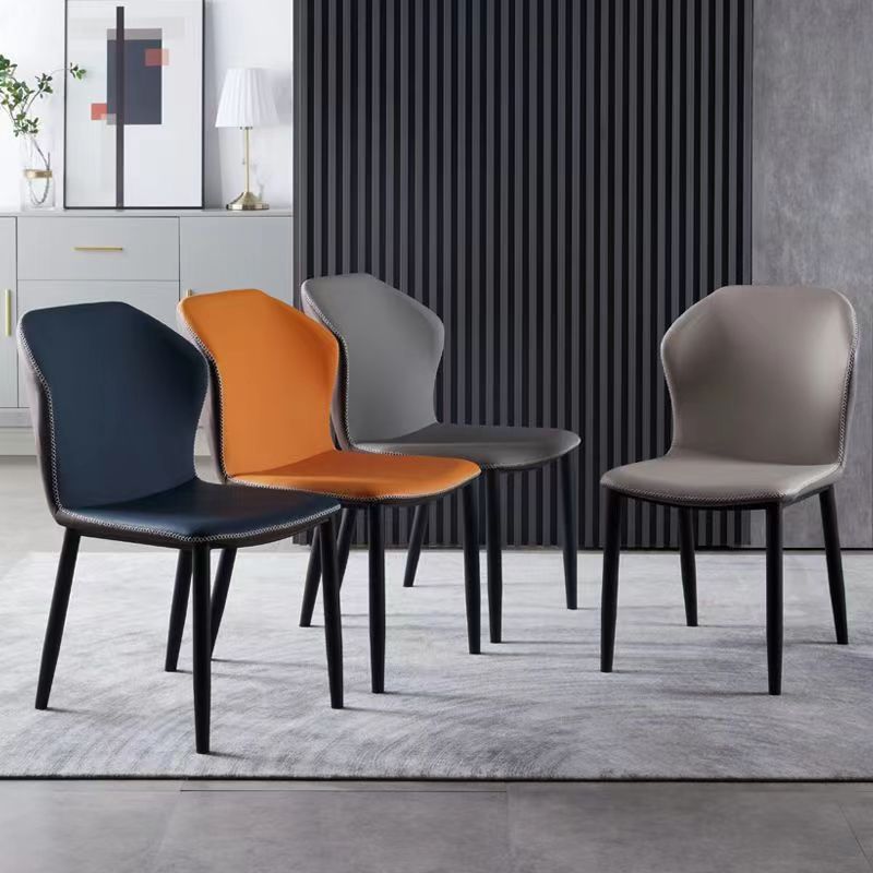 Home Soft Bag Dining Chair Modern Minimalist Restaurant Soft Back Chair Creative Hotel Comfort Leisure Chair Restaurant Chair