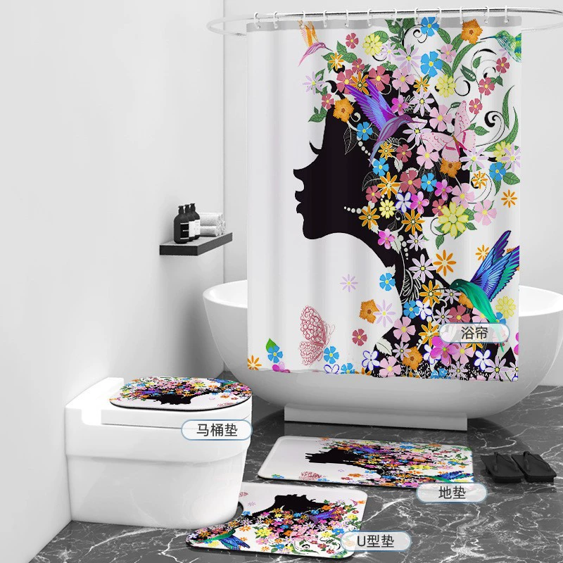 Spring waterproof curtain, set, direct factory sales, 3 piece set
