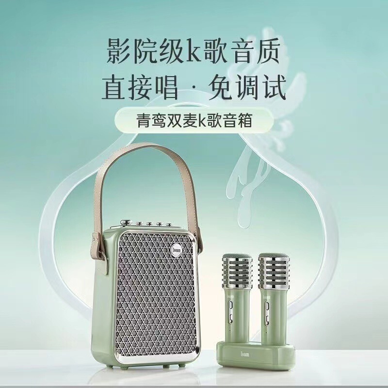 Divoom点音东方青鸾二代新款K歌音响蓝牙音箱唱歌话筒音响一体麦|undefined