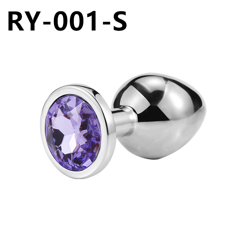 Volver corte metal anal plug adulto hombres y mujeres SM compartir masturbación clímax sexy anal plug adulto suministros pequeño mediano grande