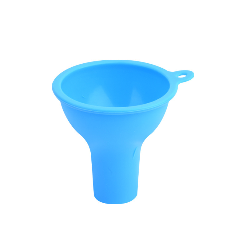 Suministro directo de fábrica embudo de silicona conjunto de tres piezas embudo de aceite de cocina embudo de vino embudo de sub-embalaje del hogar resistencia a altas temperaturas