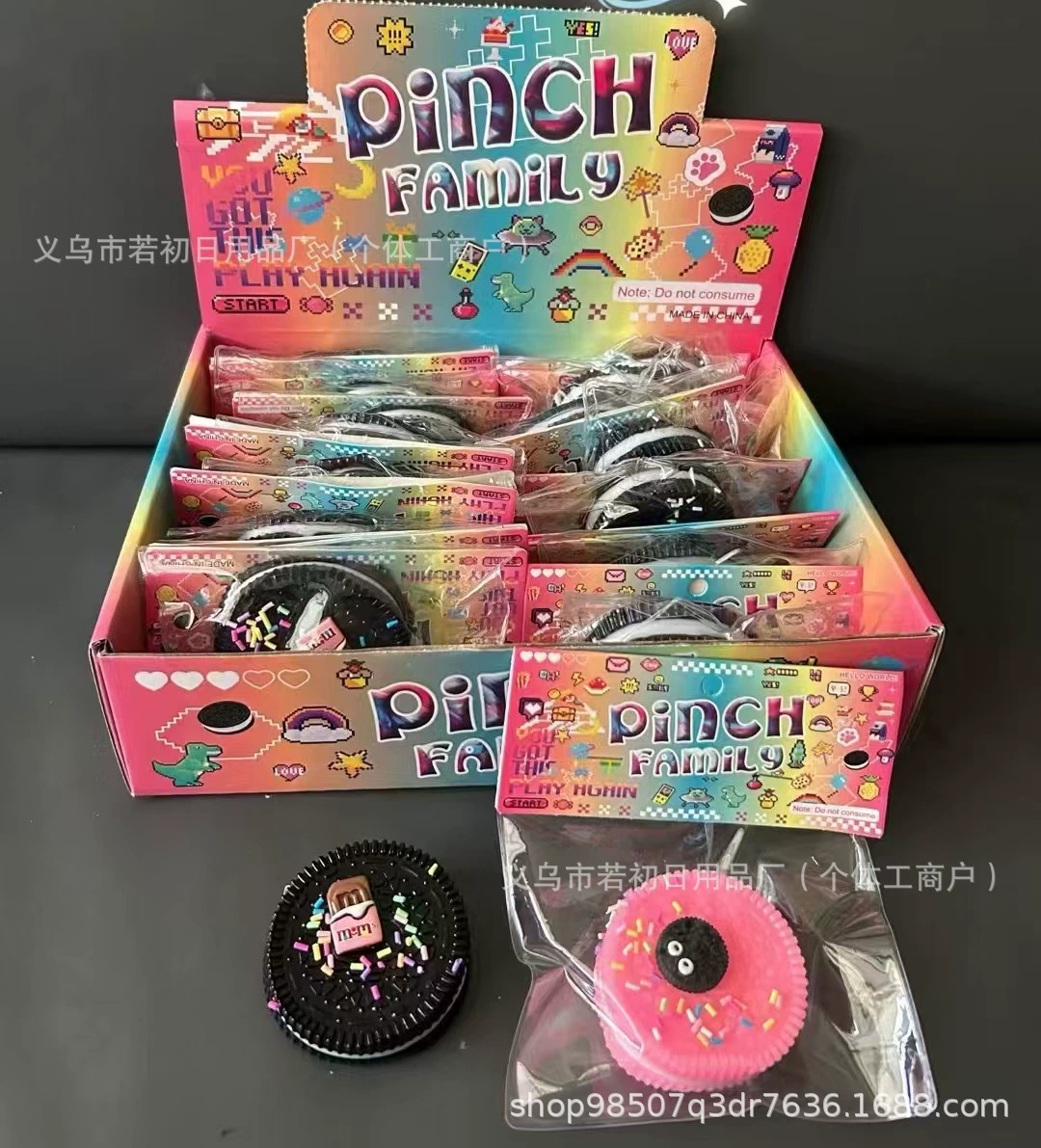 Реалистичная игрушка-слизь Oreo‑style Slime Toy, пищевые игры, анти‑стресс, несколько цветов и текстур