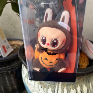 Cartoon Labubuma Plush Doll Toy Macaron Vinyl Face Blind Box Pendant Trendy Plush Keychain
