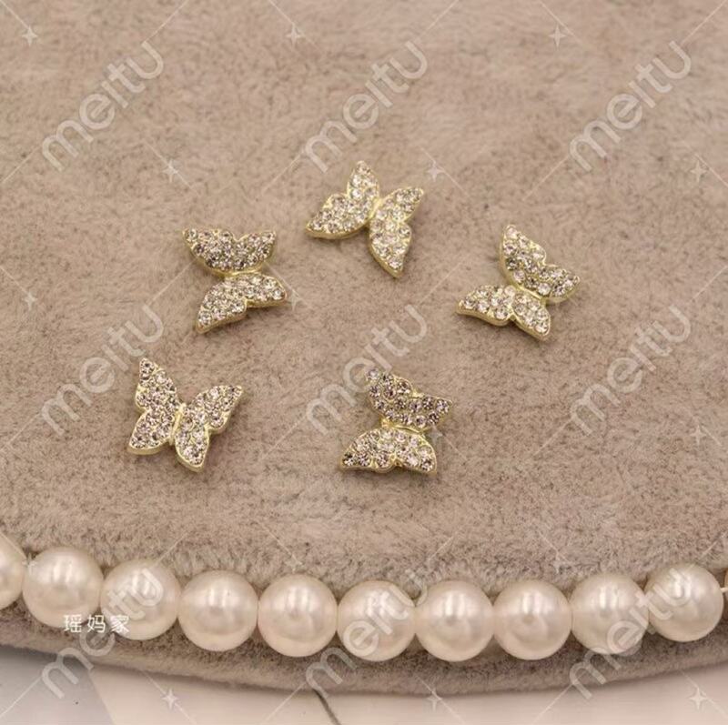 12X14Mm Alloy Rhinestone Small Butterfly DIY Bow Accessories Nail Art Materials Nail Art Diamonds 12X14Mm Alloy Rhinestone Small Butterfly DIY Bow Accessories Nail Art Materials Nail Art Diamonds