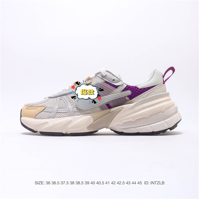 Putian shoes NK V2K Run, featuring shock-absorbing and anti-slip mesh, low-top retro athletic running shoes, a super popular style