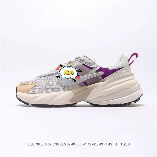 Putian shoes NK V2K Run, featuring shock-absorbing and anti-slip mesh, low-top retro athletic running shoes, a super popular style