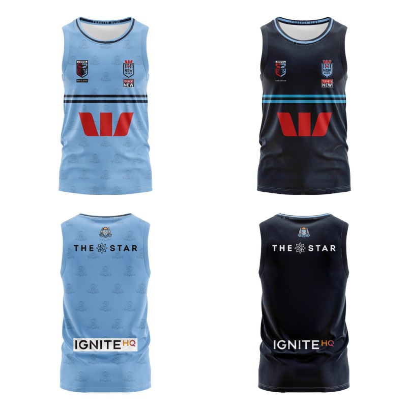 NRL olive ball suit 2023 Lan Holden away vest training suit breathable sports vest one-piece delivery