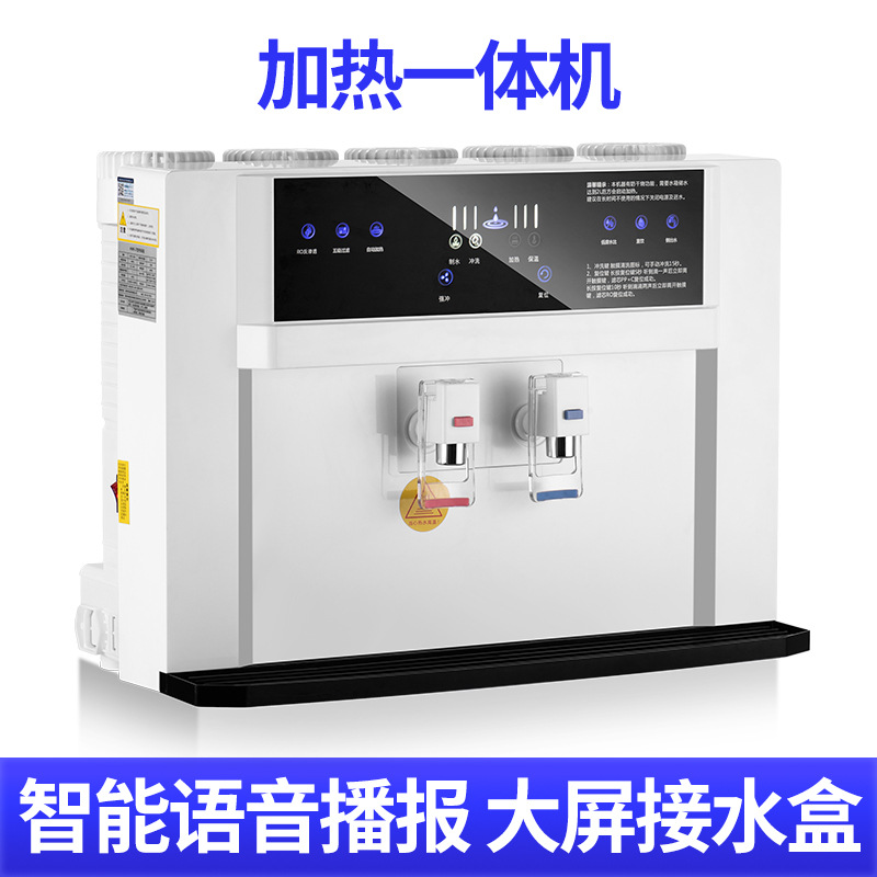 语音播报冷热直饮机家用智能大屏加热一体机农村厨房反渗透净水器
