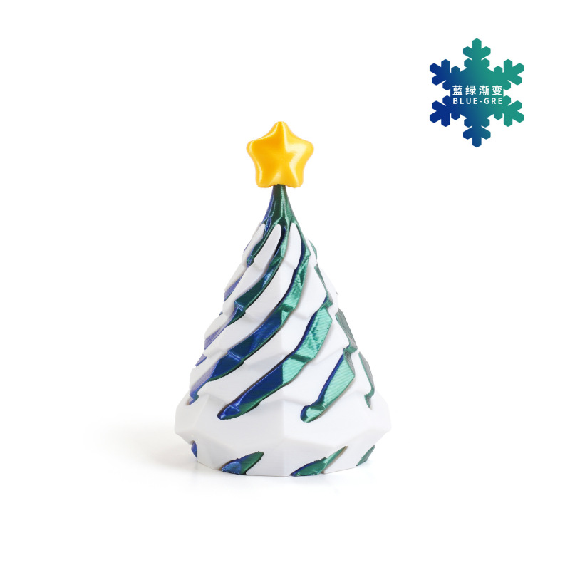 跨境新款3d打印玩具摆件Impossible Christmas tree圣诞树推推乐|undefined