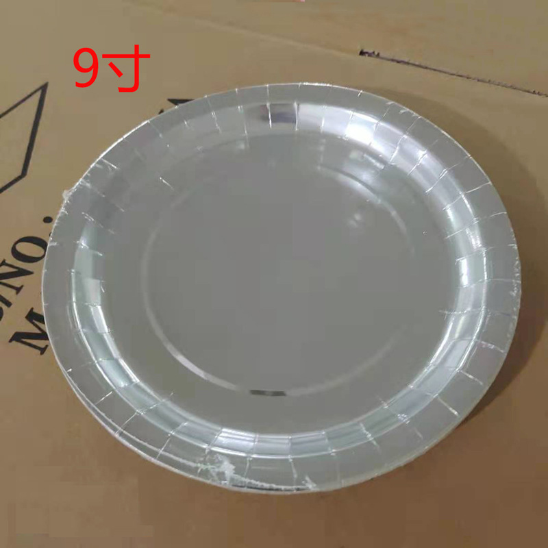 Bandeja de papel de 9 pulgadas 10 piezas 1 paquete