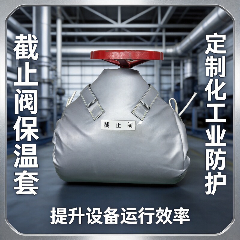 Stop valve insulation cover, detachable valve insulation cover, dustproof and waterproof Oxford cloth industrial pipeline protective cover