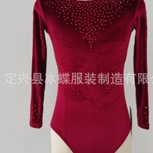 LIUHUO艺术体操服专业定制儿童啦啦操艺考女表演服丝绒BD8127